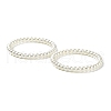 Acrylic Imitation Pearl Linking Rings BJEW-D056-01-3