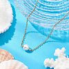 Mother's Day Jewellery Natural Cultured Freshwater Pearl Pendant Necklaces NJEW-JN05134-02-1