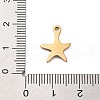 Ion Plating(IP) 201 Stainless Steel Charms STAS-A101-01C-M-3