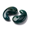 Natural Green Onyx Agate Pendants G-NH0025-16B-2