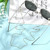304 Stainless Steel & ABS Imitation Pearl Oval Link Eyeglasses Chains AJEW-EH00401-1
