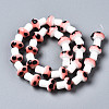 Handmade Porcelain Ceramic Beads Strands PORC-T006-05I-2