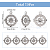 SUNNYCLUE Tibetan Style Zinc Alloy Pendants TIBEP-SC0002-34-2