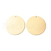 Ion Plating(IP) 201 Stainless Steel Pendants STAS-A056-10BG-2