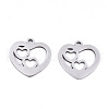 Non-Tarnish 201 Stainless Steel Charms STAS-S081-072-1