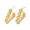 Rack Plating Brass Triangle Stud Earrings for Women EJEW-F308-07G-1