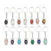 Natural & Synthetic Mixed Gemstone Keychain KEYC-P010-B-1