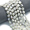 Natural Rainbow Moonstone Beads Strands G-C116-A112-01-1