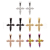 10Pcs 5 Colors 304 Stainless Steel Pendants STAS-SZ0001-45-8