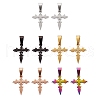 10Pcs 5 Colors 304 Stainless Steel Pendants STAS-SZ0001-45-8