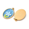 304 Stainless Steel Enamel Pendants STAS-U061-43G-02-2