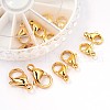 304 Stainless Steel Lobster Claw Clasps STAS-X0015-G-B-3