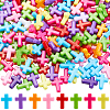 SOFPLATE 300Pcs Opaque Acrylic Beads SACR-SP0001-03-1