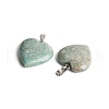 Natural Amazonite Pendants G-G956-B82-2