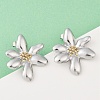 304 Stainless Steel Stud Earrings EJEW-S265-08GP-1