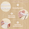 Fingerinspire 7.7~8M Stain Flower Lace Ribbon OCOR-FG0002-35A-4