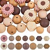 SUNNYCLUE 100Pcs 14 Styles Daisy Food Grade Eco-Friendly Focal Silicone Beads SIL-SC0002-16-1