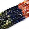Natural Mixed Gemstone Beads Strands G-D080-A01-02-16-4