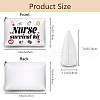 Nurse Printed PU Leather Makeup Bags AJEW-WH20027-002-2