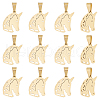 Unicraftale 12Pcs 304 Stainless Steel Pendants STAS-UN0055-60-1
