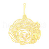 Brass Filigree Big Pendants KKC-T003-35G-1