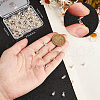 Beebeecraft 200Pcs Brass Bead Tips Knot Covers KK-BBC0015-90S-01-3
