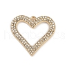 Alloy Crystal Rhinestone Pendants PALLOY-P310-05B-G-1