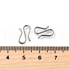 304 Stainless Steel S-Hook Clasps STAS-U051-05P-3