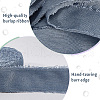 10 Yards Burlap Frayed Ribbon OCOR-WH0093-09A-4