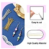 180Pcs 2 Colors Brass Ball Head Pins KK-YW0002-33-5