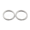 304 Stainless Steel Split Key Rings STAS-Q314-01B-P-1