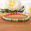 Christmas Natural Shell Beads Stretch Bracelets for Women NE0130-4