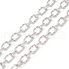 Tarnish Resistant 304 Stainless Steel Twist Oval Link Chains CHS-E022-01P-1