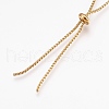 Adjustable 304 Stainless Steel Lariat Necklaces NJEW-G313-02G-2