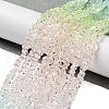 Transparent Glass Bead Strands GLAA-H023-03P-2