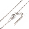 Natural White Jade Bullet with Alloy Moon and Star Pendant Necklace NJEW-JN03912-01-6