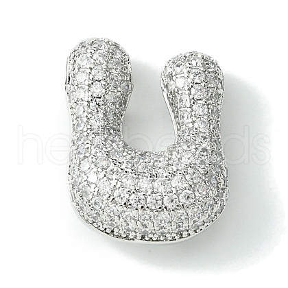 Rack Plating Brass Cubic Zirconia Pendants KK-S378-02P-U-1