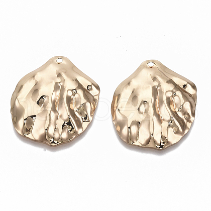 Eco-Friendly Iron Pendants IFIN-T015-034G-NR-1