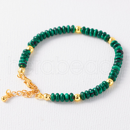 Simple Design Synthetic Malachite Beaded Bracelets for Women JH7309-4-1