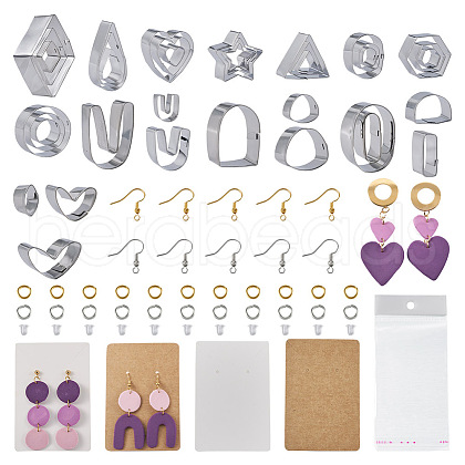 FASHEWELRY DIY Earring Making Finding Kits DIY-FW0001-22-1