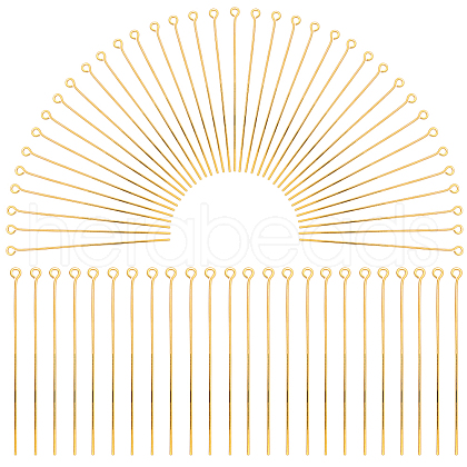 SOFPLATE 600Pcs Brass Eye Pin KK-SP0001-69C-G-1