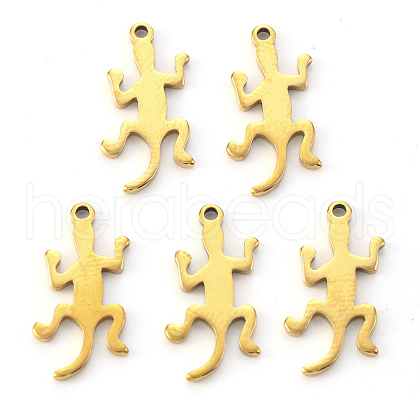PVD Vacuum Plating 201 Stainless Steel Pendants STAS-N092-48G-1