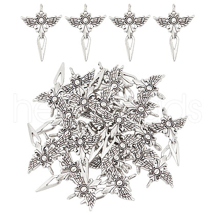 ARRICRAFT Tibetan Style Alloy Pendnats FIND-AR0004-50-1