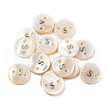 Freshwater Shell Buttons BUTT-Z001-01S-1