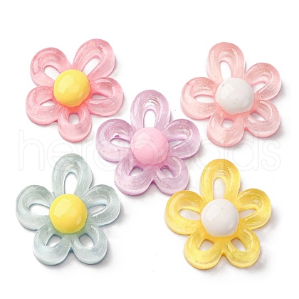 Opaque & Transparent Resin Cabochons CRES-Q012-04E-1