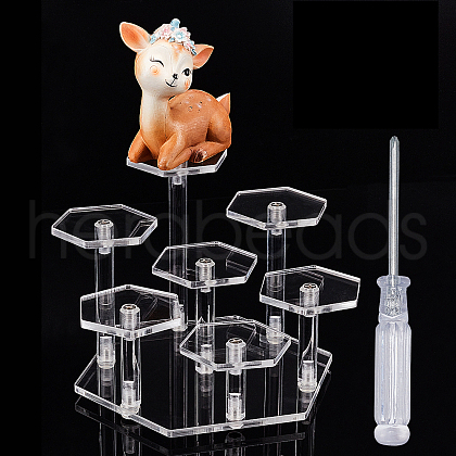 Acrylic Toy Model Display Stand ODIS-WH0001-06A-1
