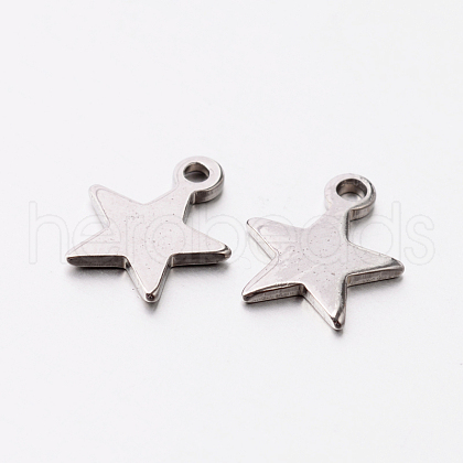 Tarnish Resistant 201 Stainless Steel Charms STAS-E078-04-1