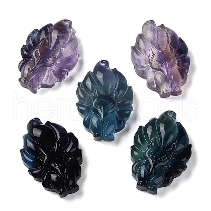 Natural Fluorite Pendants G-M416-03-1