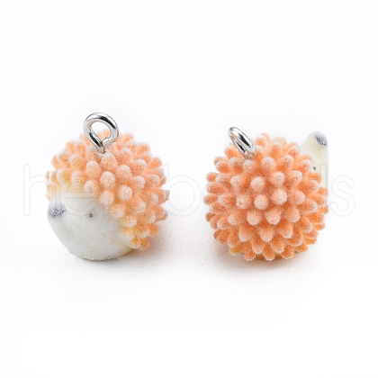 Opaque Resin Pendants RESI-T053-06-1