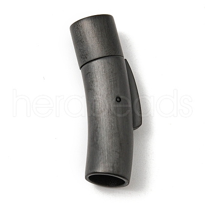 304 Stainless Steel Bayonet Clasps STAS-I013-6mm-B-1-1